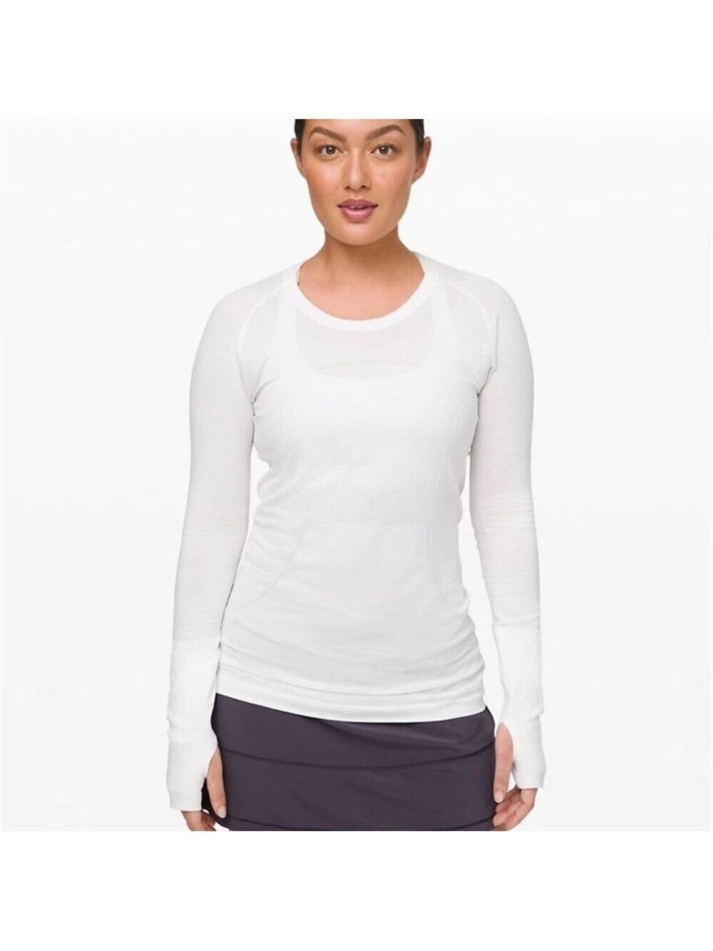 Lululemon Work Out Athletica Swiftly Tech Crewneck Long-Sleeve Pullover Shirt 4
